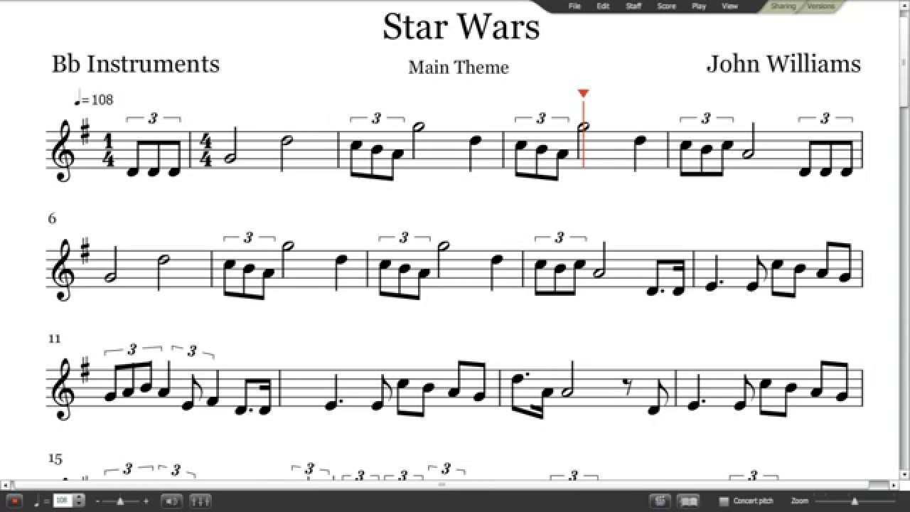 Detail Star Wars Sheet Music For Trombone Nomer 19