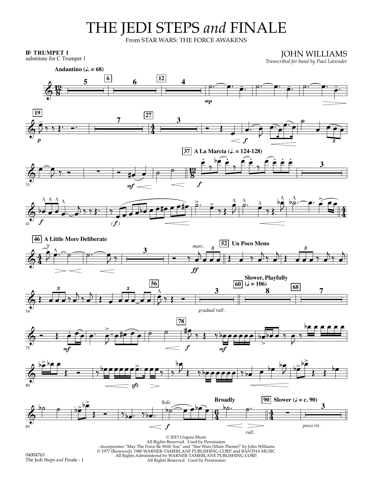 Detail Star Wars Sheet Music For Trombone Nomer 23