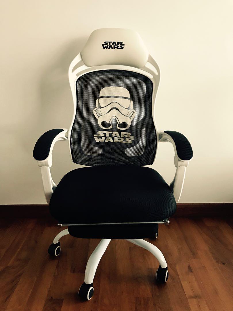 Detail Star Wars Stormtrooper Gaming Chair Nomer 28