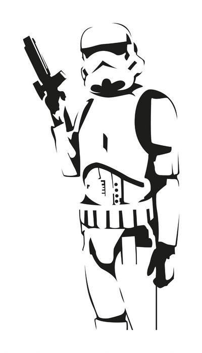 Star Wars Stormtrooper Silhouette - KibrisPDR