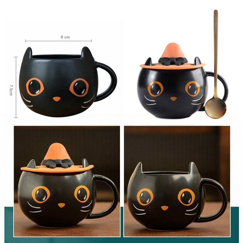 Detail Starbucks Cat Witch Mug Nomer 47