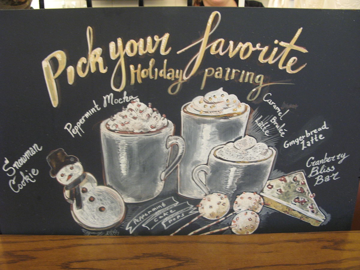 Detail Starbucks Chalk Signs Nomer 10