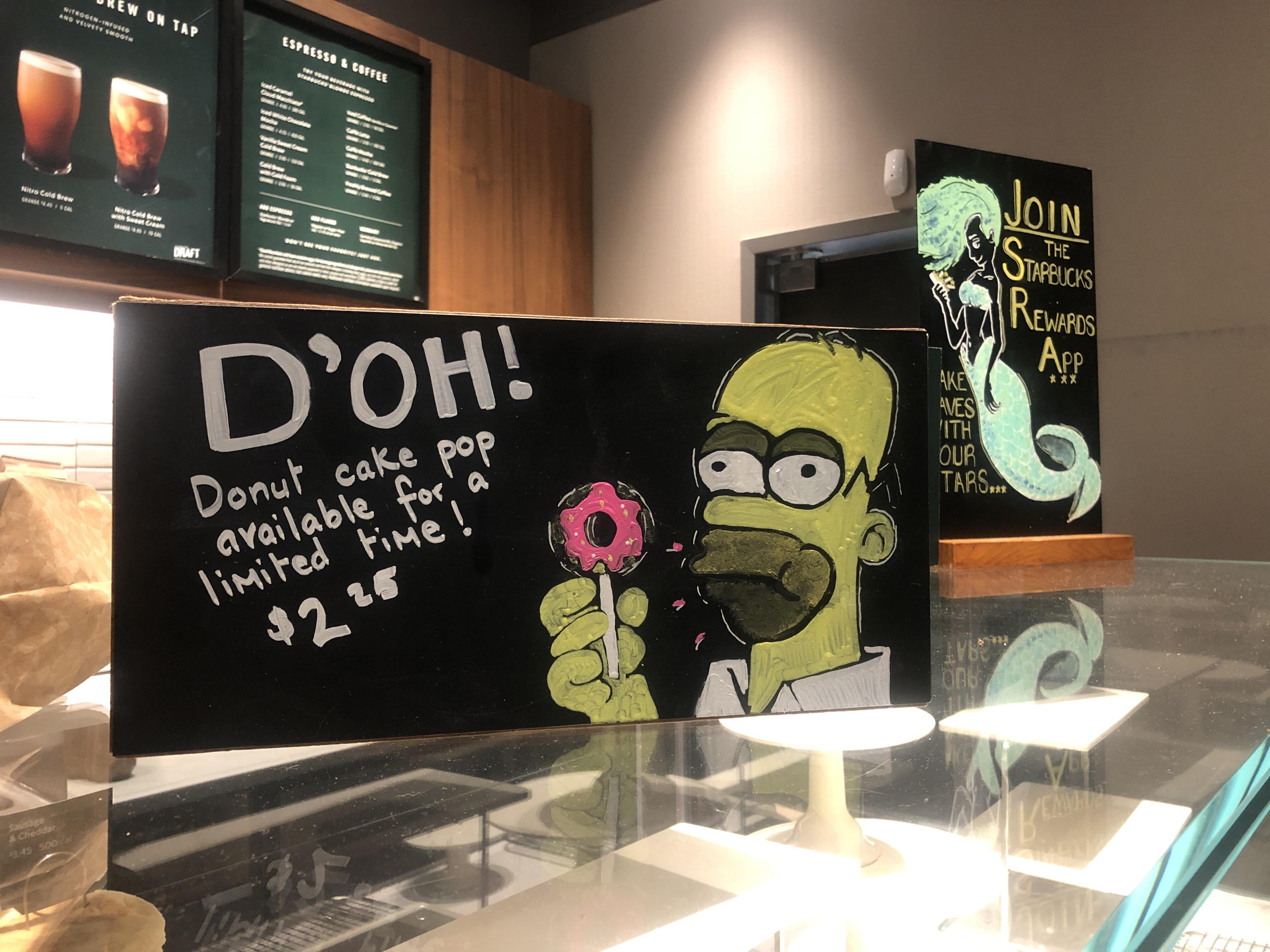 Detail Starbucks Chalk Signs Nomer 14