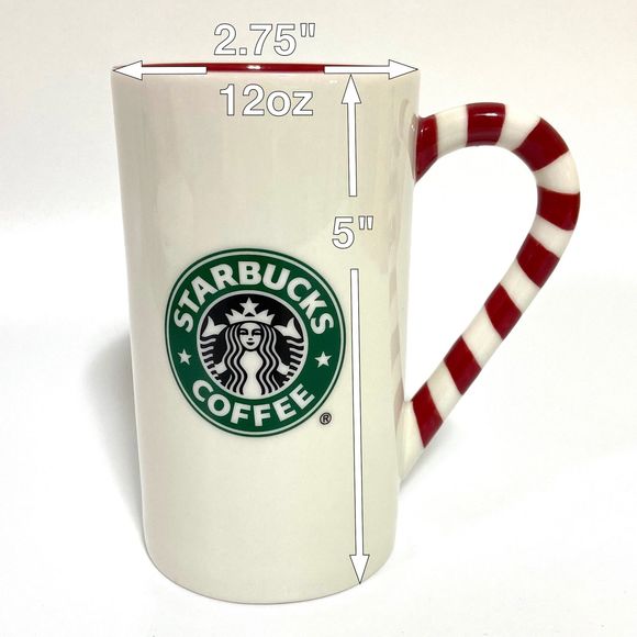 Detail Starbucks Clear Mug With Candy Cane Handle Nomer 12