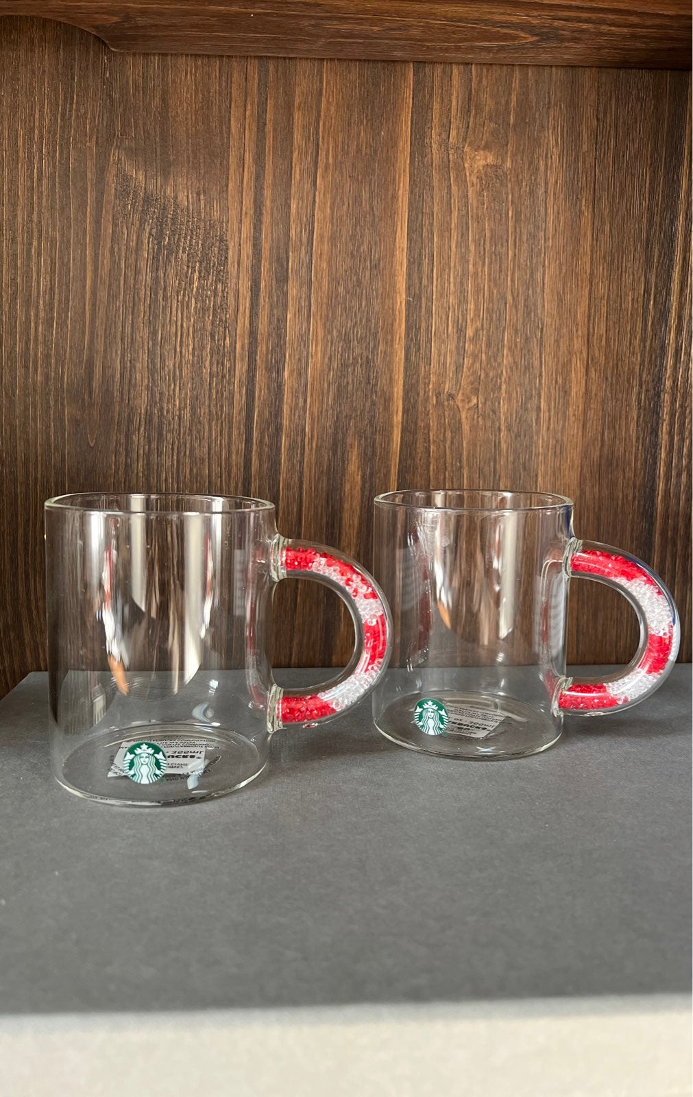 Detail Starbucks Clear Mug With Candy Cane Handle Nomer 38