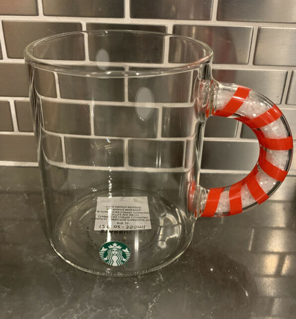 Detail Starbucks Clear Mug With Candy Cane Handle Nomer 5