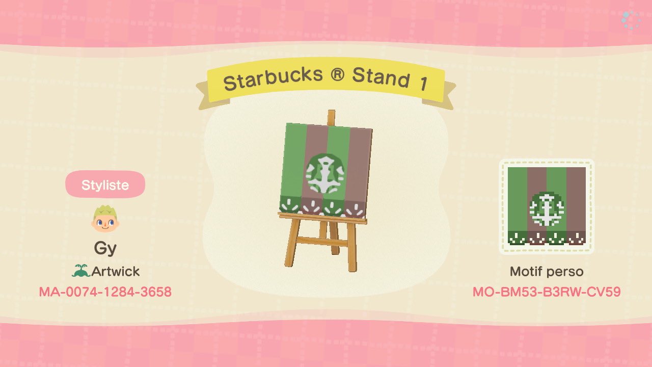 Detail Starbucks Qr Code Animal Crossing Nomer 5