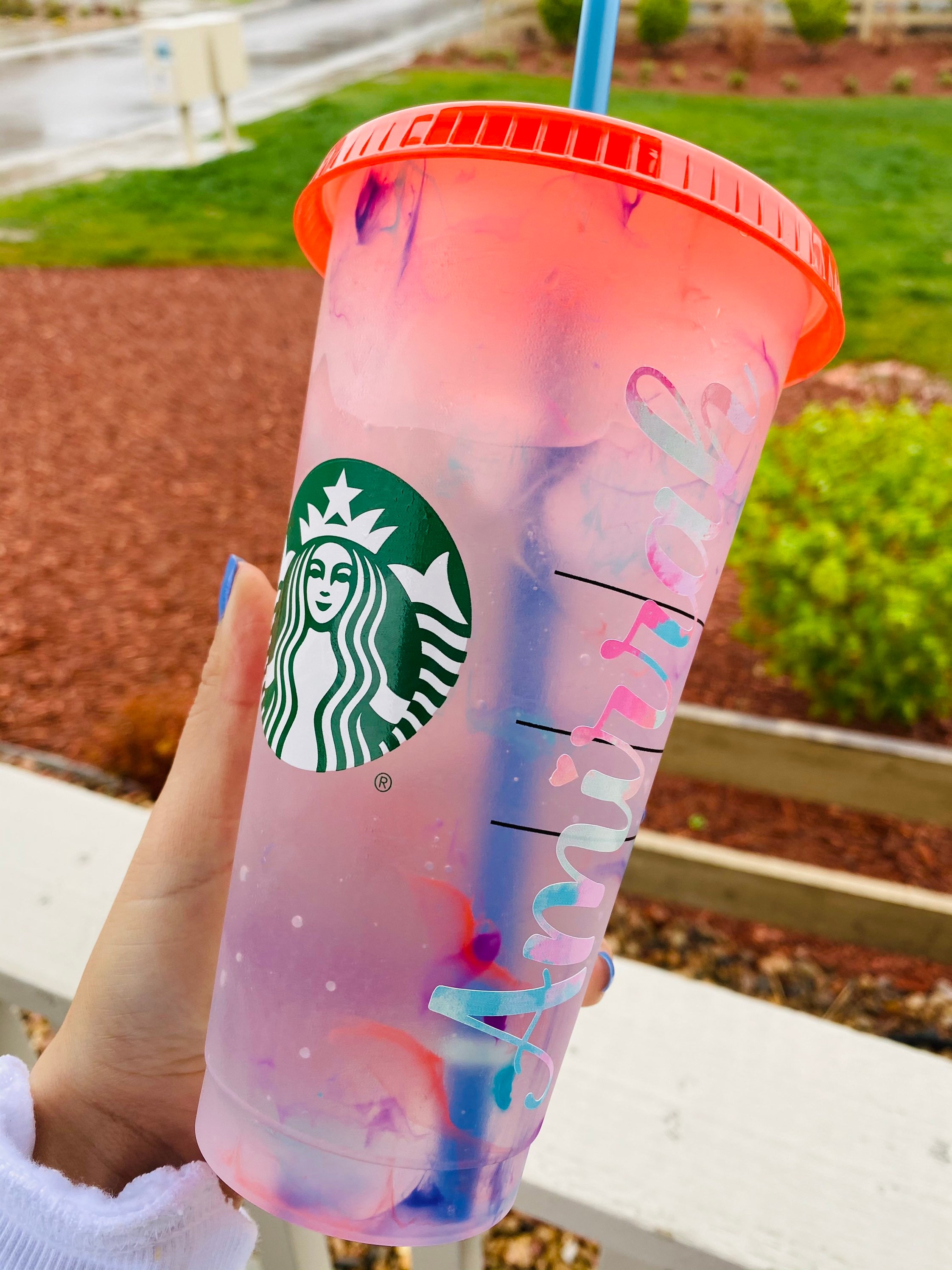 Detail Starbucks Rainbow Confetti Cup Nomer 18