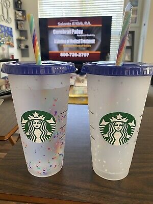 Detail Starbucks Rainbow Confetti Cup Nomer 39