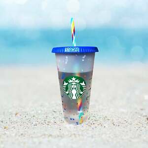 Detail Starbucks Rainbow Confetti Cup Nomer 45