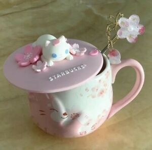 Starbucks Sakura Cat Cup - KibrisPDR