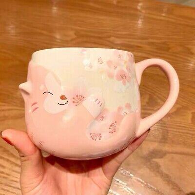 Detail Starbucks Sakura Cat Cup Nomer 17