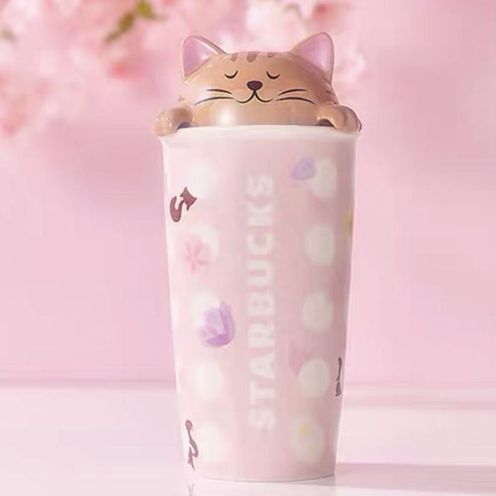 Detail Starbucks Sakura Cat Cup Nomer 29