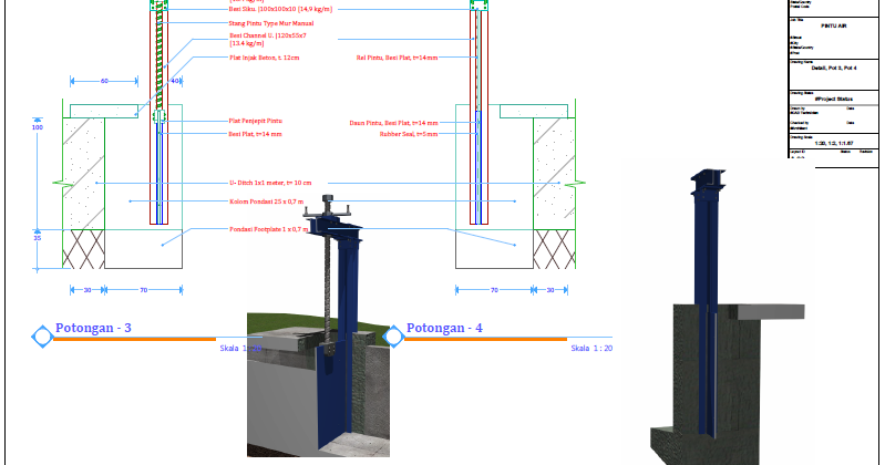 Detail Download Gambar Desain Pintu Air Nomer 2