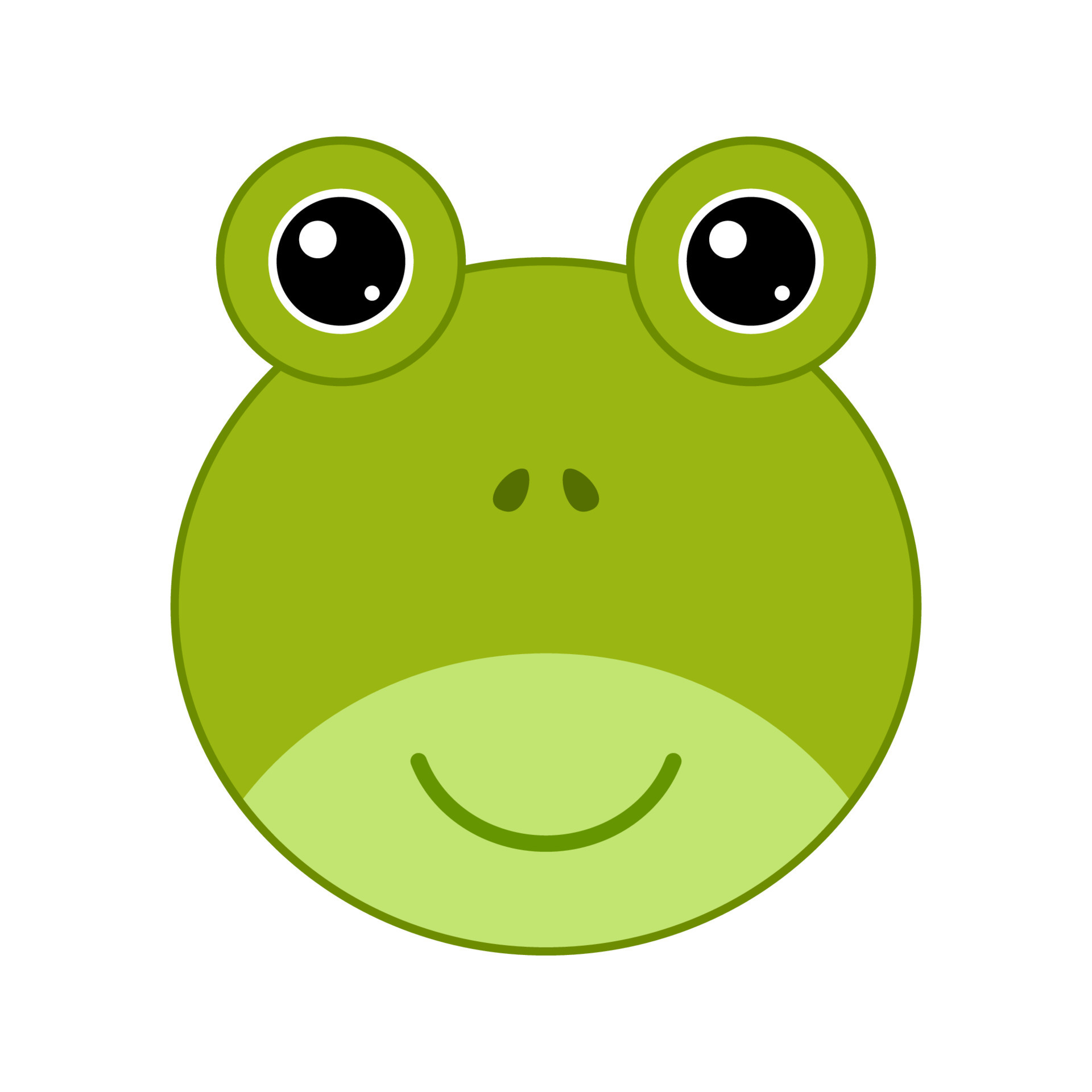 Detail Frog Face Nomer 24