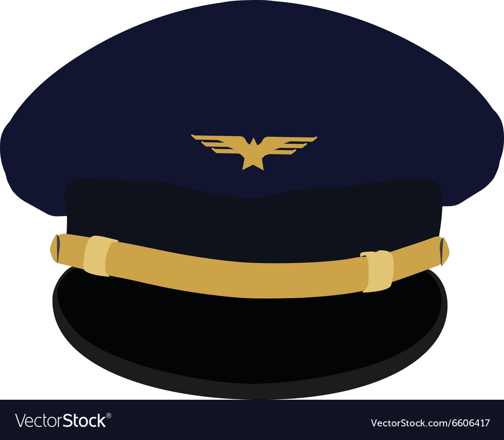 Pilot Hat Vector - KibrisPDR