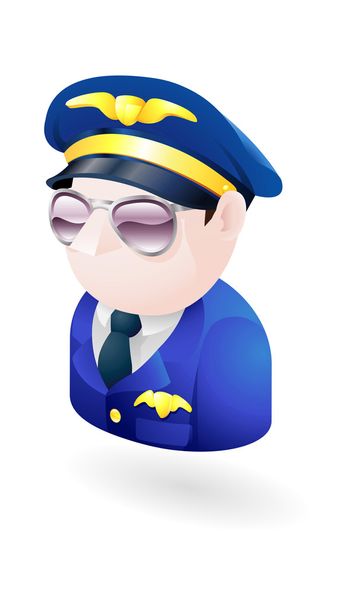 Detail Pilot Hat Vector Nomer 20