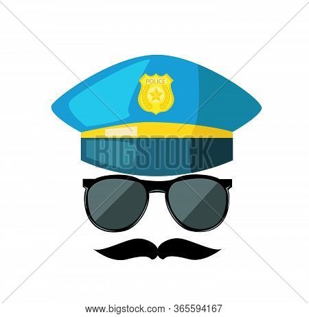 Detail Pilot Hat Vector Nomer 21
