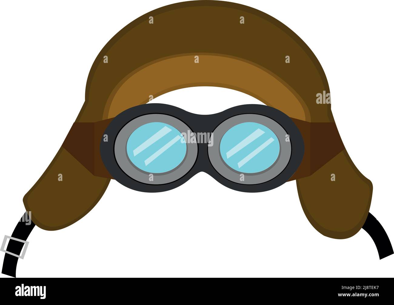 Detail Pilot Hat Vector Nomer 23