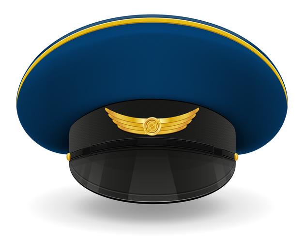 Detail Pilot Hat Vector Nomer 5