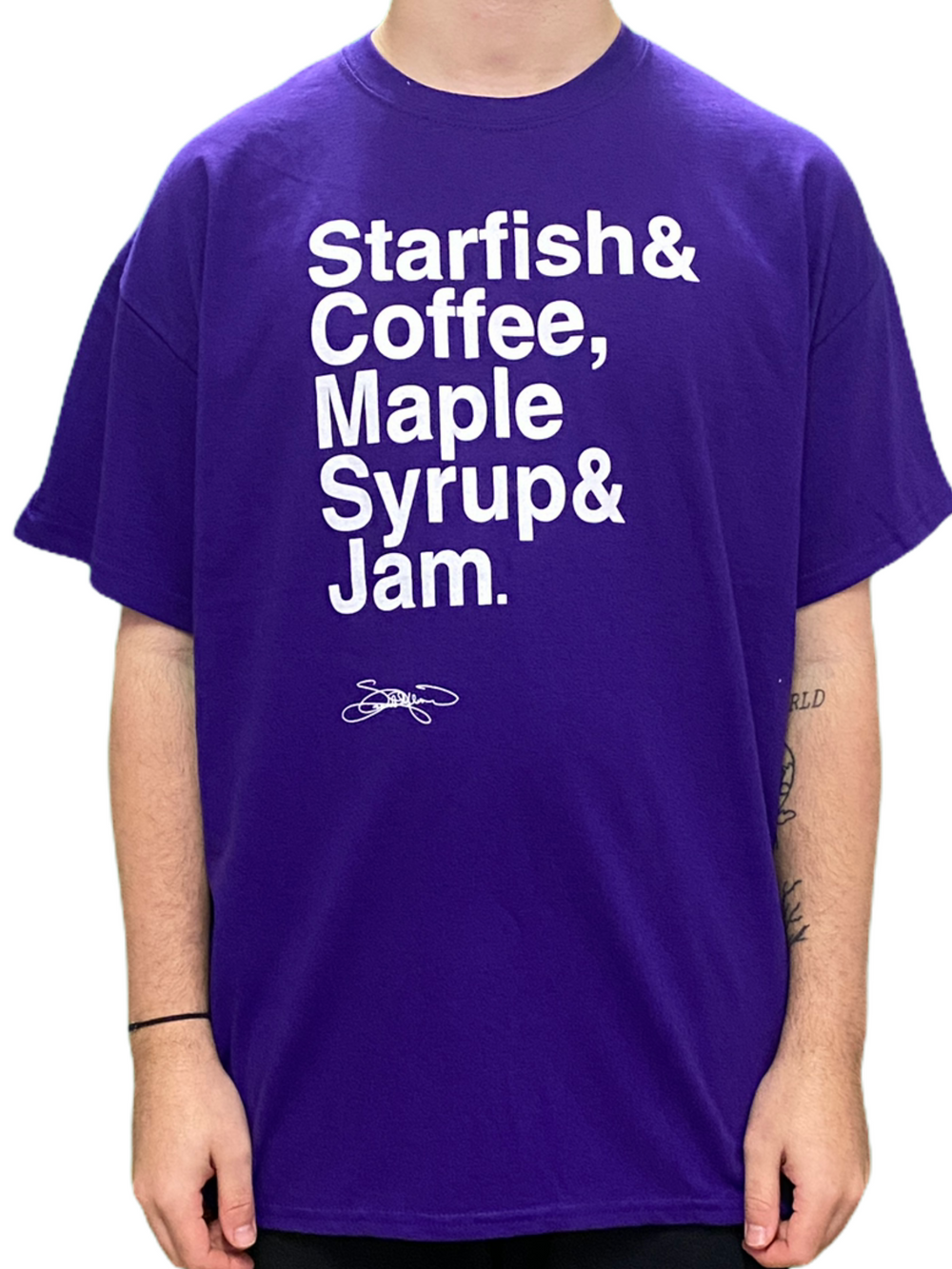 Detail Starfish And Coffee Shirt Nomer 17