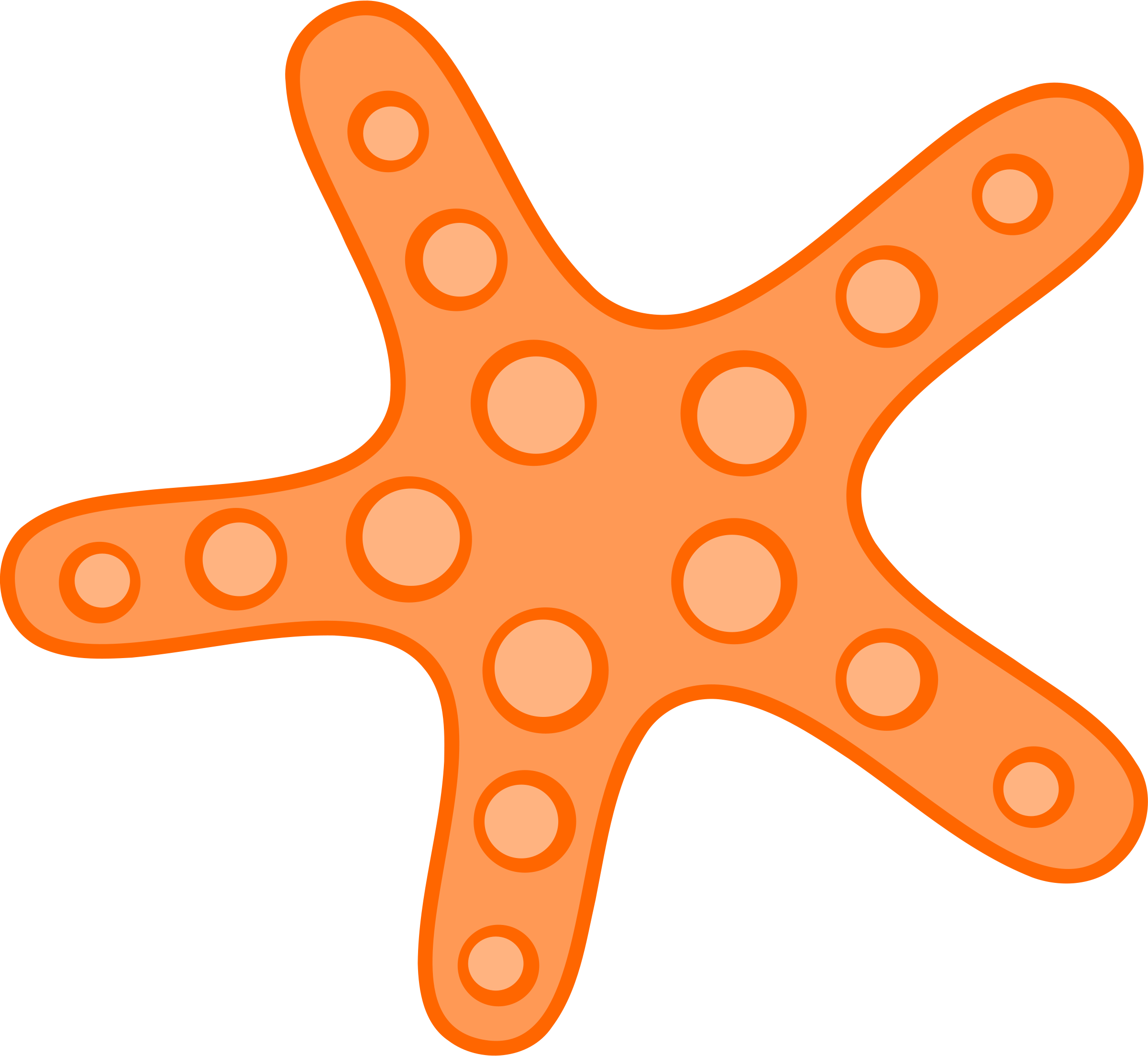 Detail Starfish Clip Art Free Nomer 31