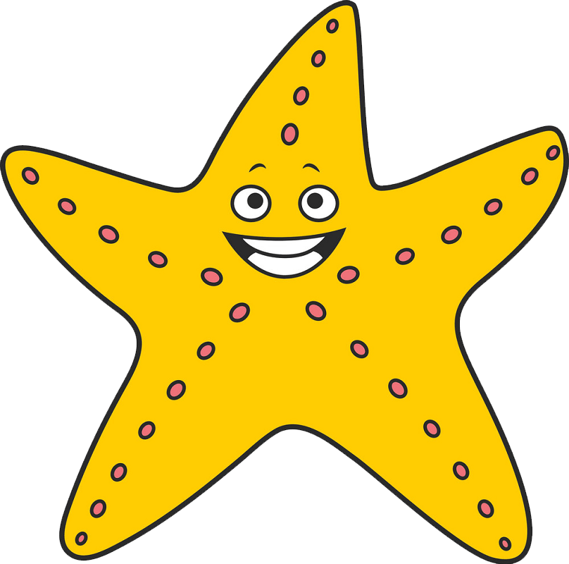 Detail Starfish Clipart Transparent Nomer 18