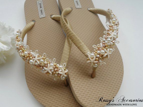 Detail Starfish Flip Flops Wedding Nomer 40