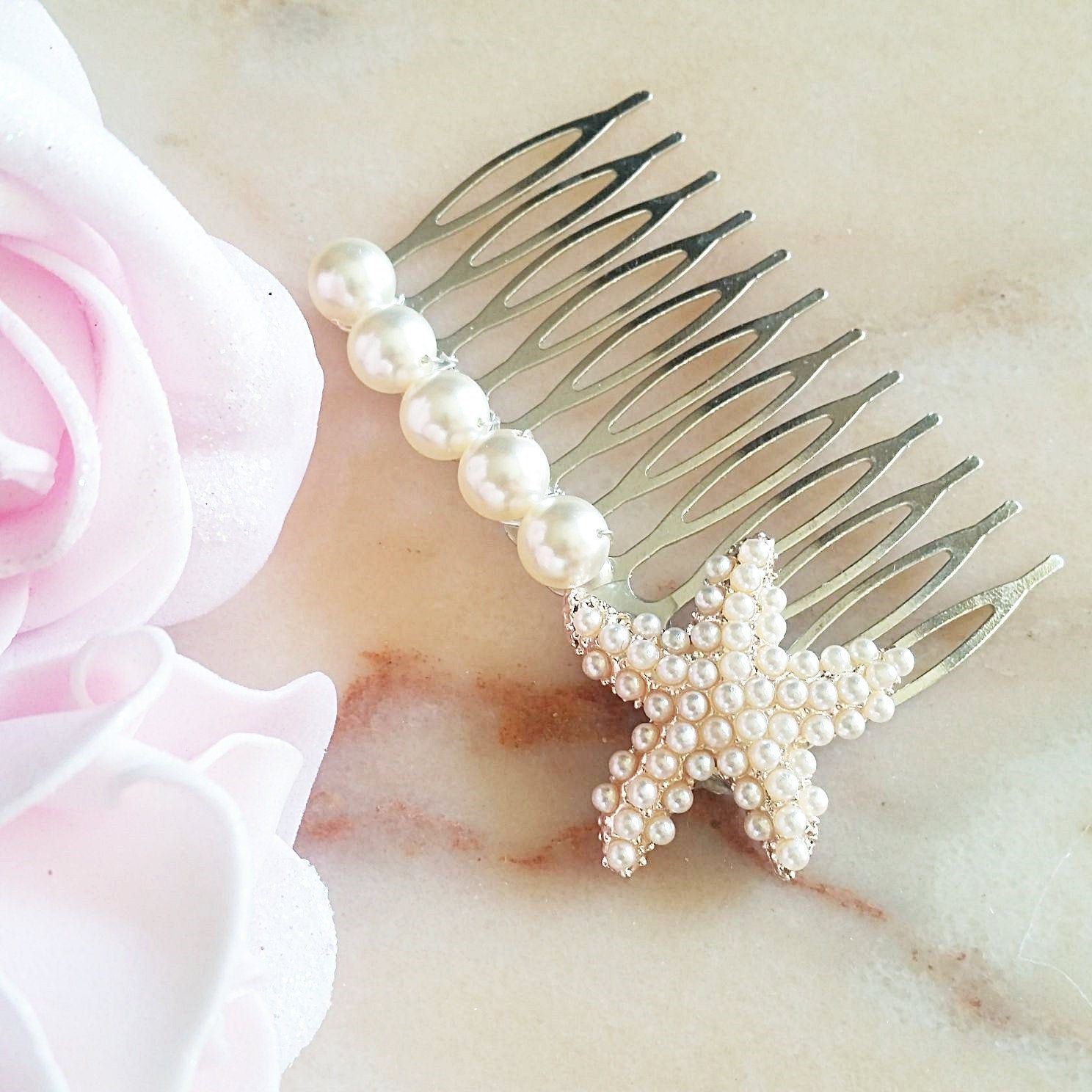 Detail Starfish Hair Comb Nomer 11