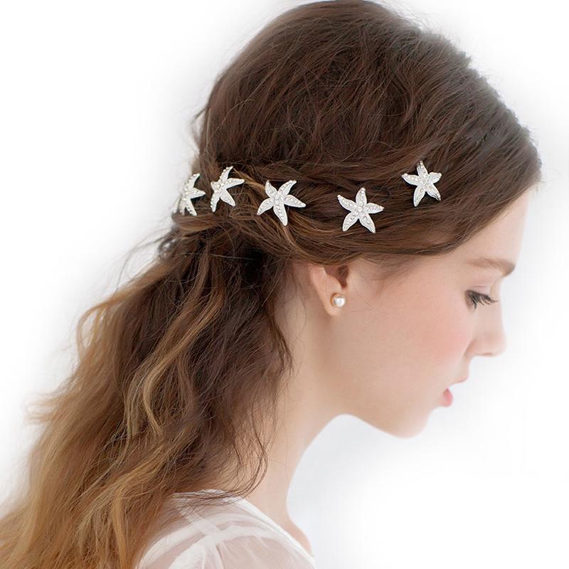 Detail Starfish Hair Comb Wedding Nomer 25