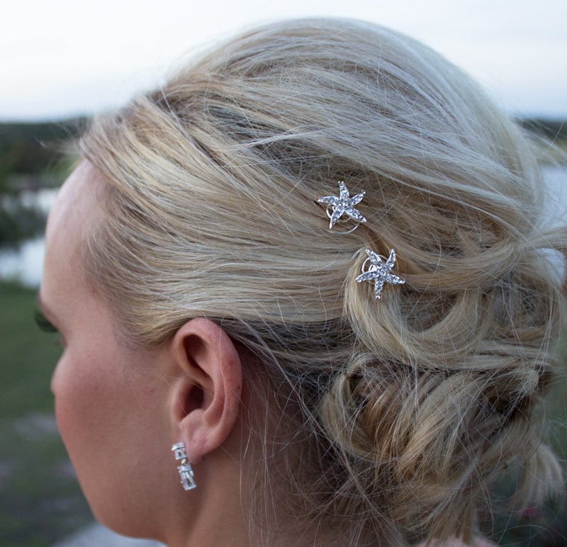 Detail Starfish Hair Comb Wedding Nomer 26