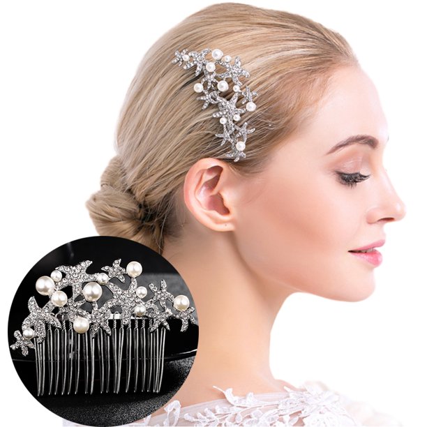 Detail Starfish Hair Comb Wedding Nomer 38