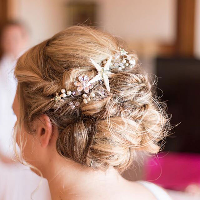 Detail Starfish Hair Comb Wedding Nomer 7