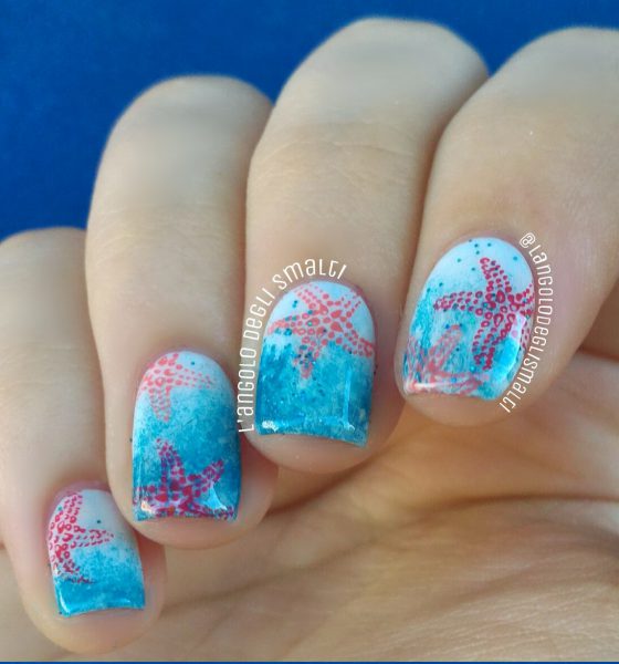 Detail Starfish Nails Design Nomer 7