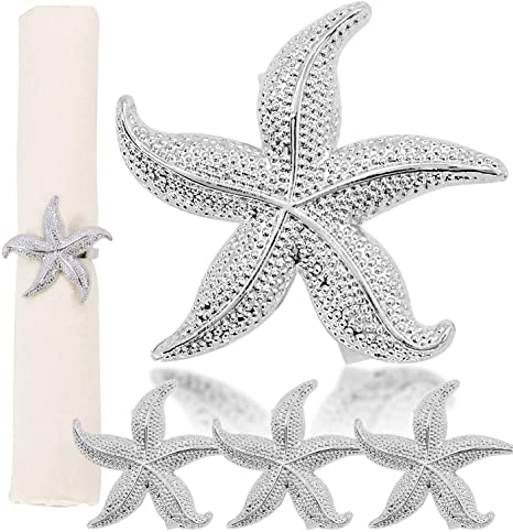 Detail Starfish Napkin Rings Nomer 18