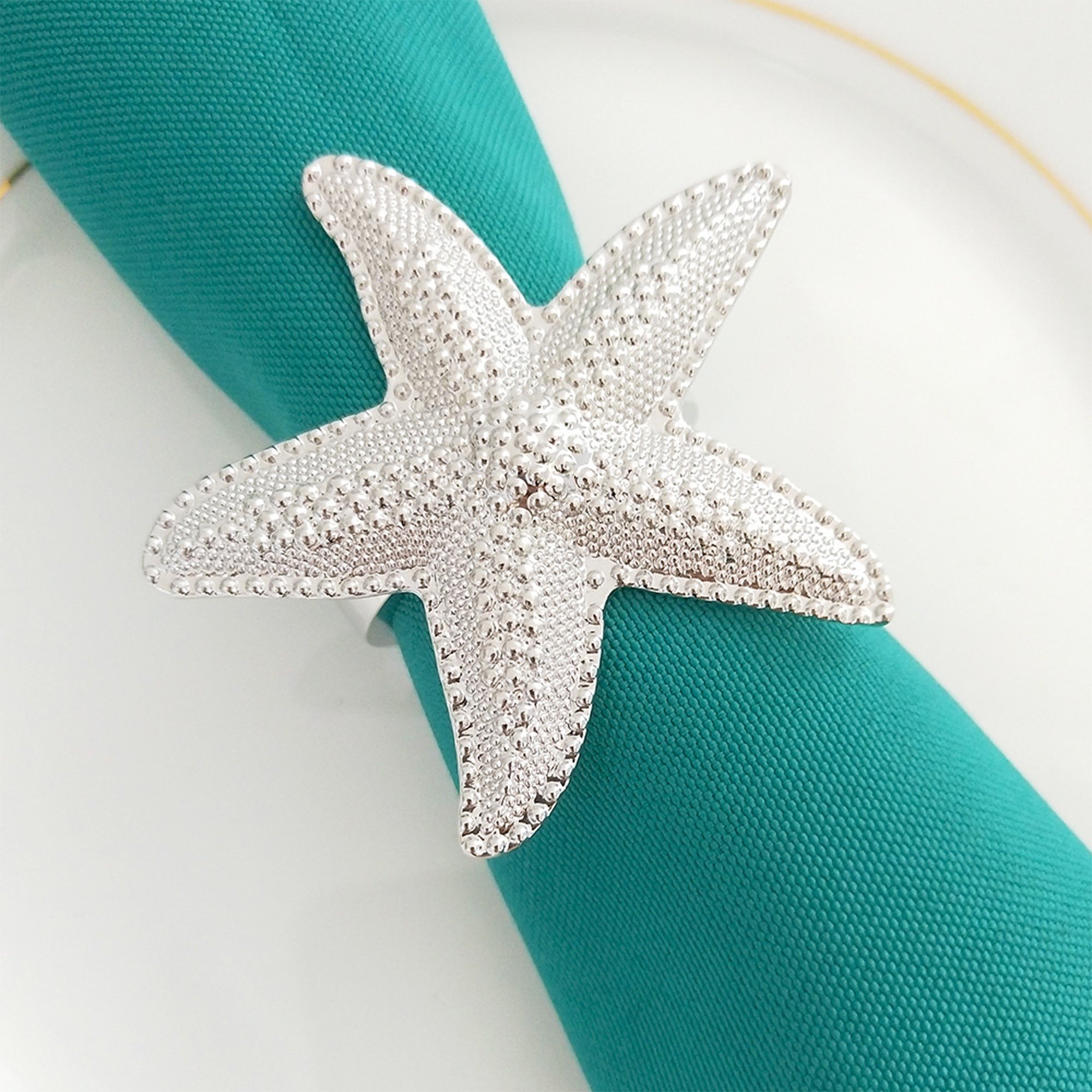 Detail Starfish Napkin Rings Nomer 6
