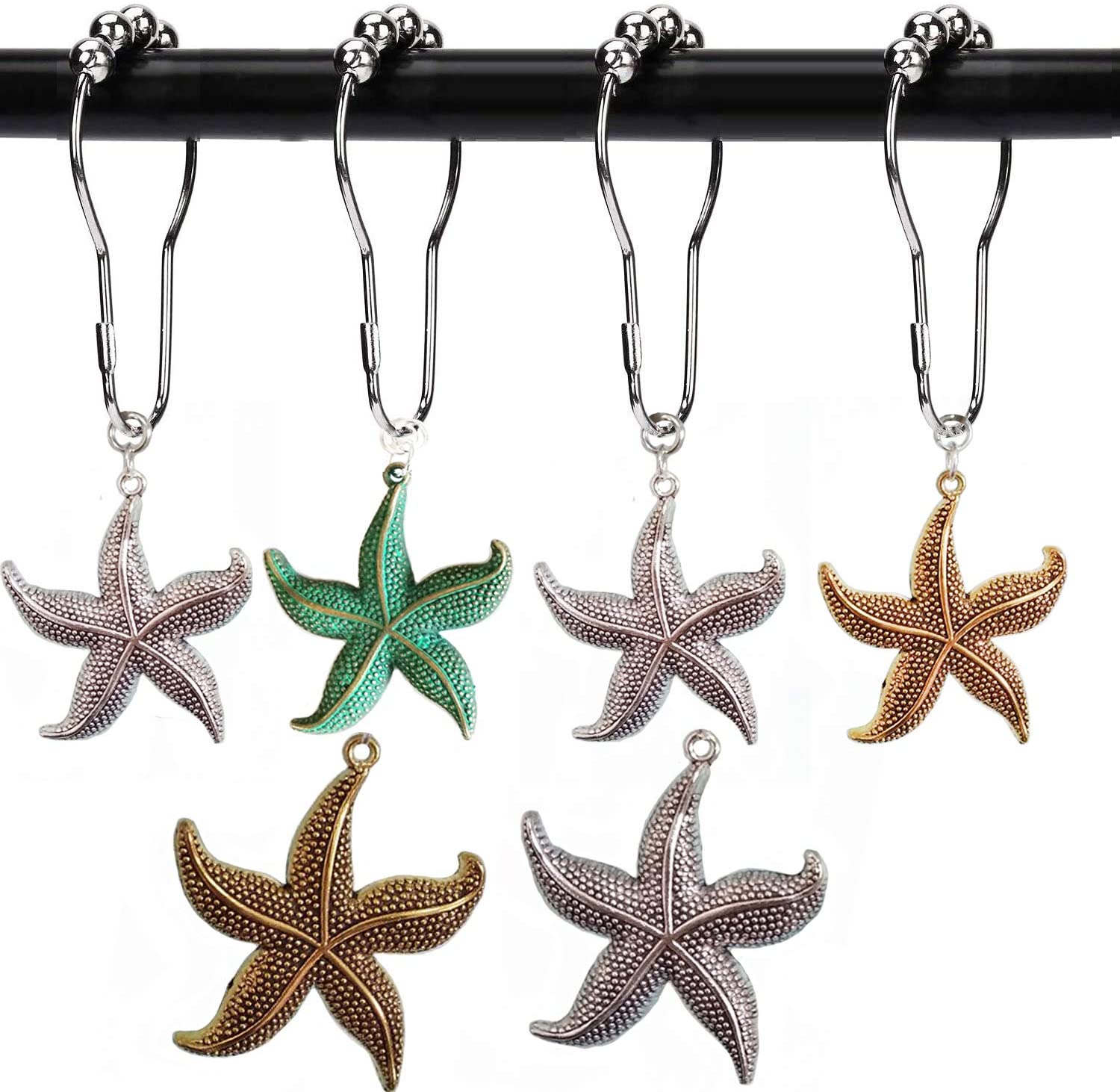 Starfish Shower Curtain Rings - KibrisPDR