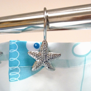 Detail Starfish Shower Curtain Rings Nomer 18