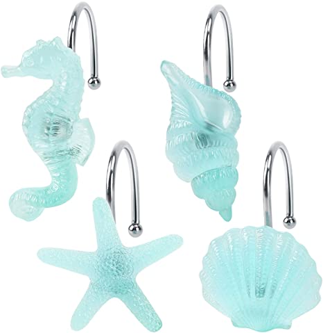 Detail Starfish Shower Curtain Rings Nomer 3