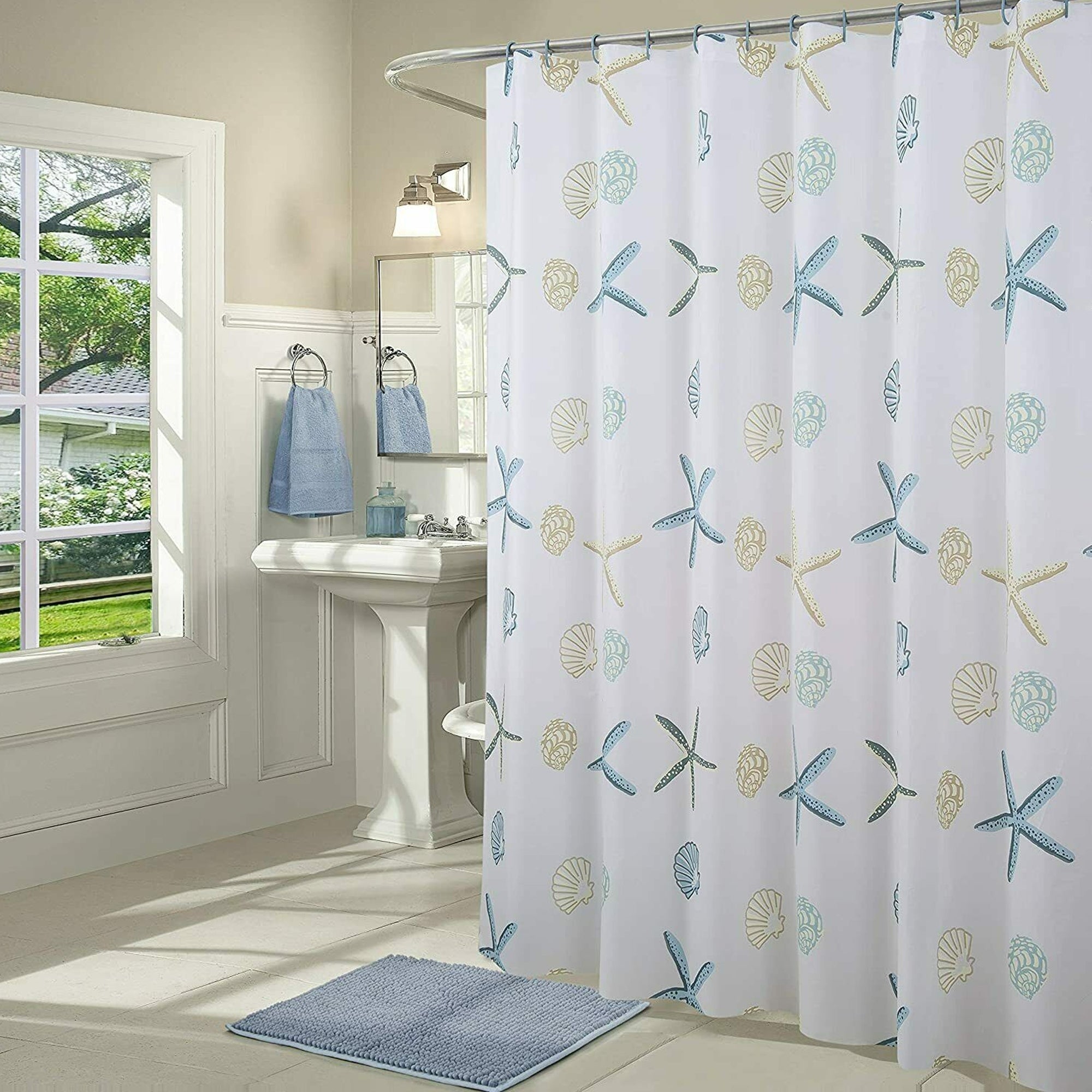 Detail Starfish Shower Curtain Rings Nomer 33