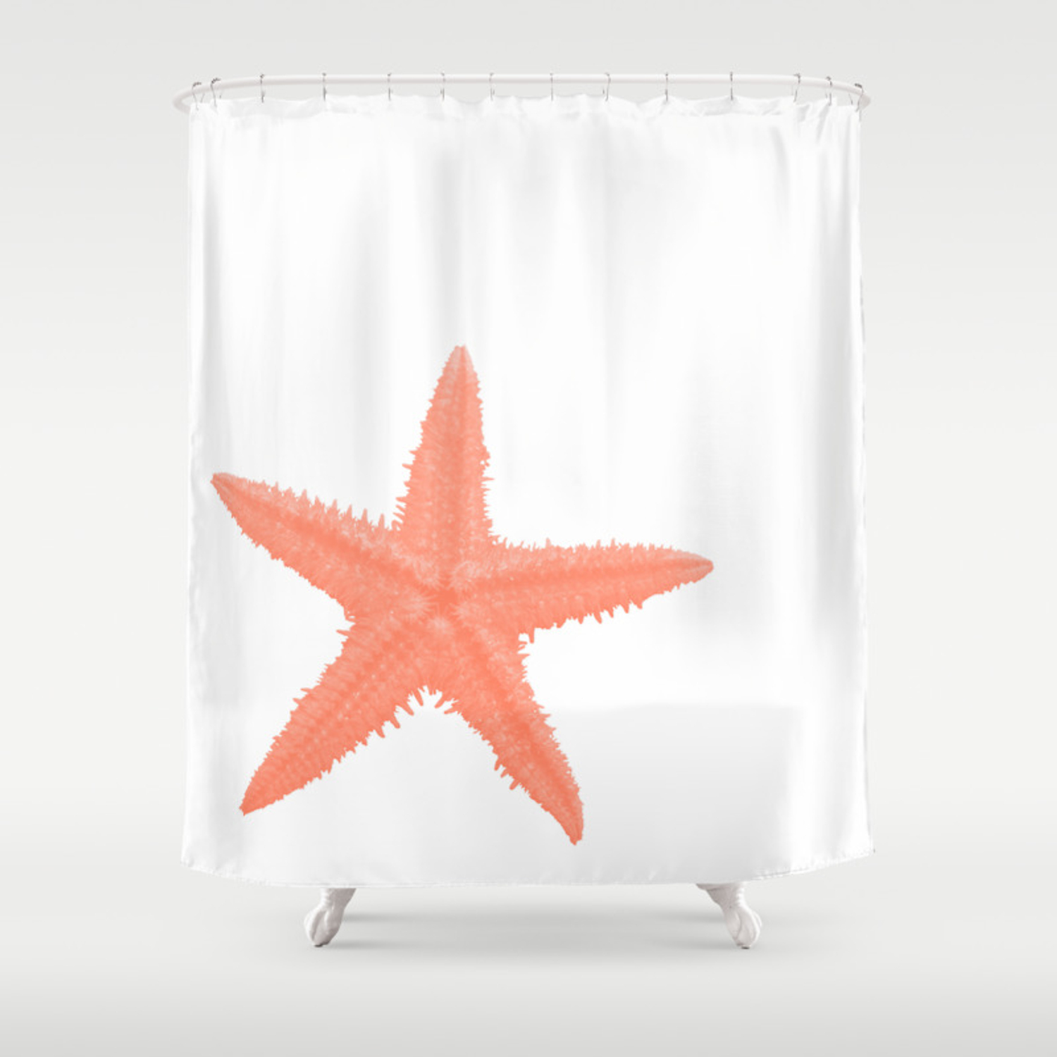 Detail Starfish Shower Curtain Rings Nomer 38