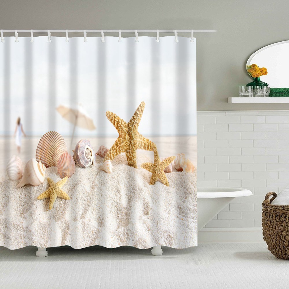 Detail Starfish Shower Curtain Rings Nomer 39