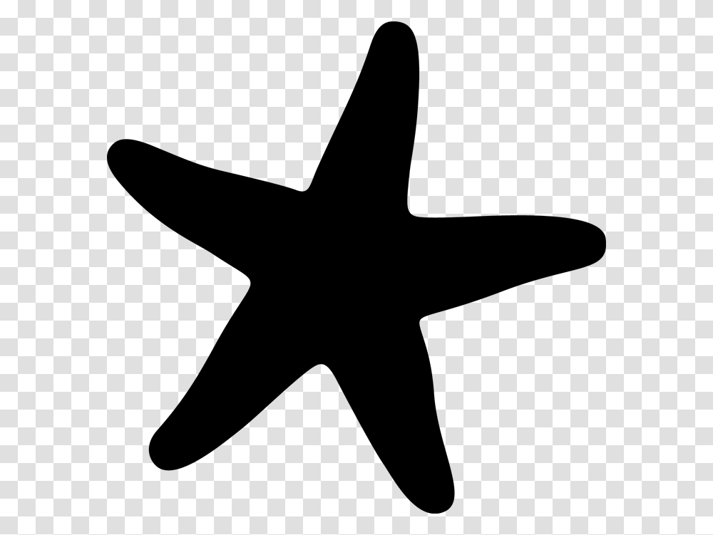 Detail Starfish Silhouette Clip Art Nomer 13