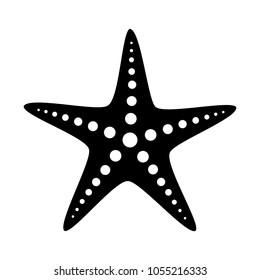 Detail Starfish Silhouette Clip Art Nomer 3