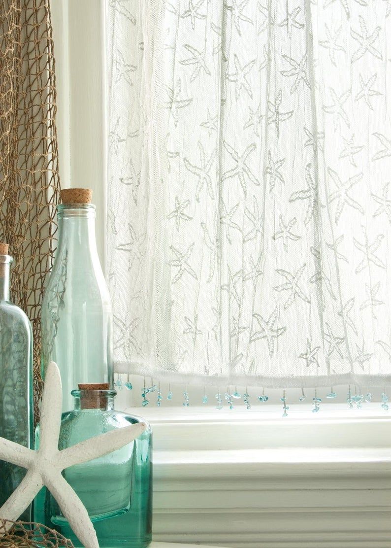 Starfish Window Curtains - KibrisPDR