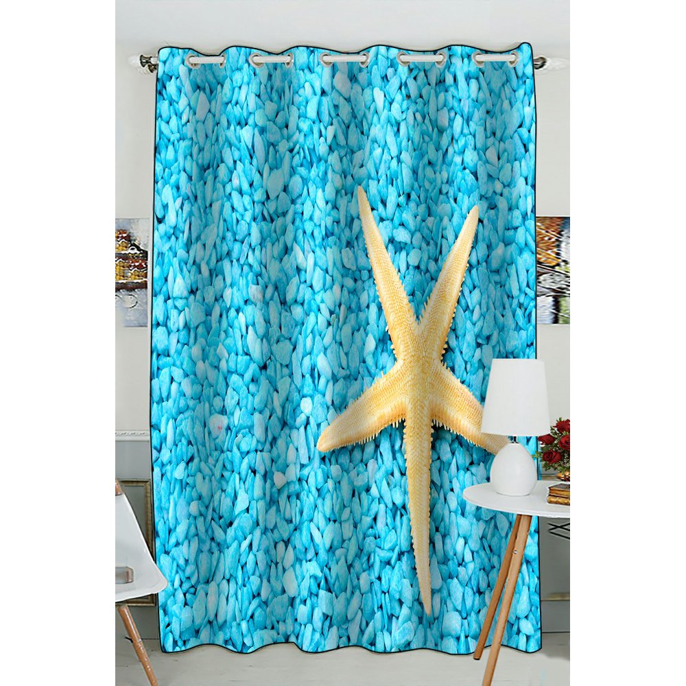 Detail Starfish Window Curtains Nomer 22