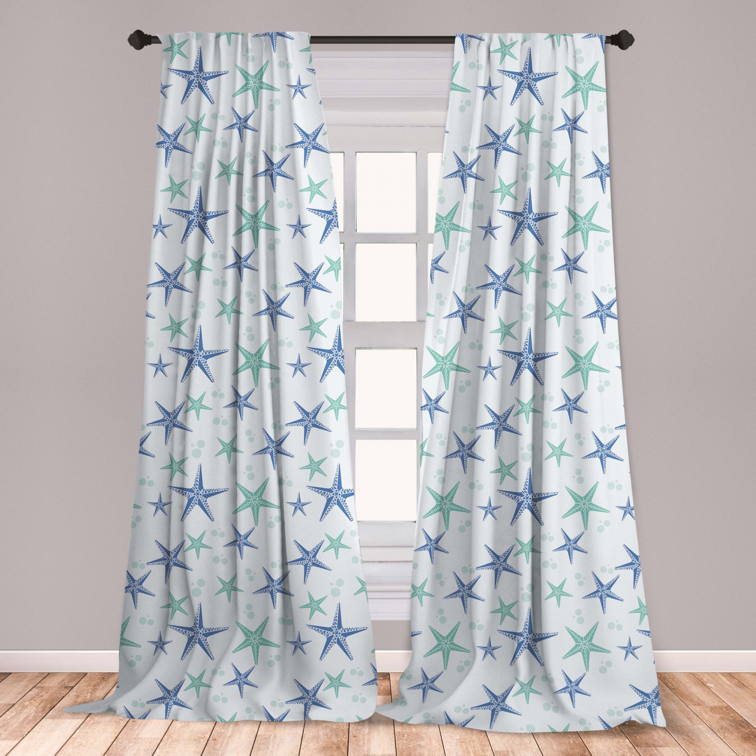 Detail Starfish Window Curtains Nomer 8