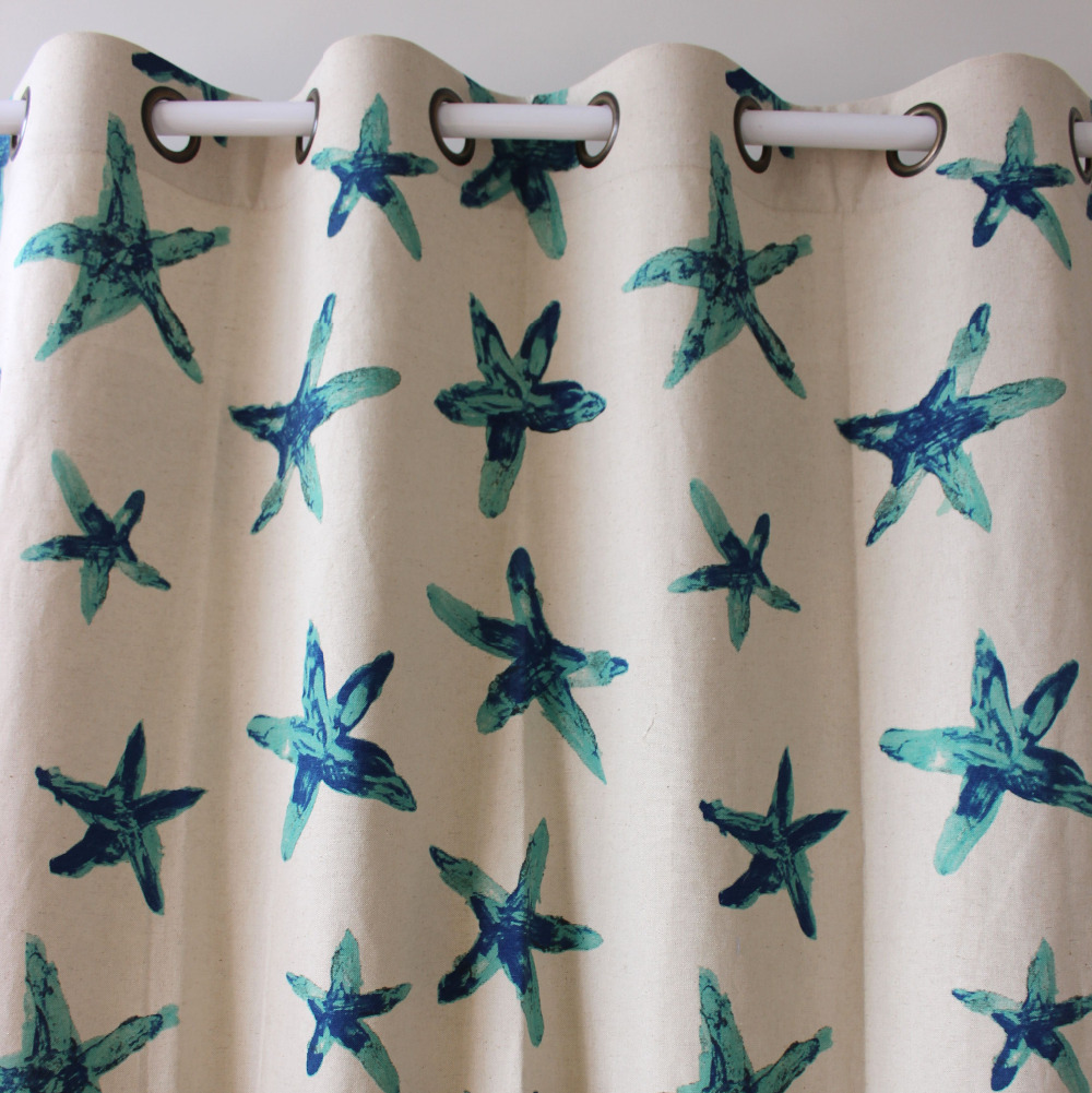 Detail Starfish Window Curtains Nomer 9