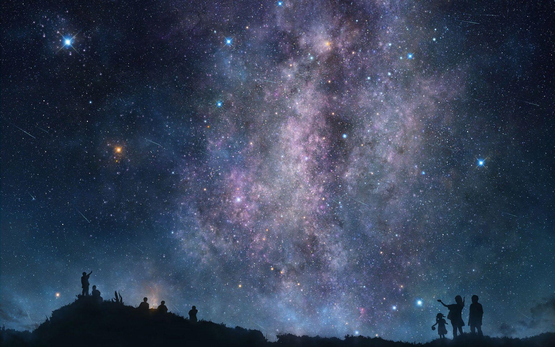 Detail Starry Sky Wallpaper Nomer 22