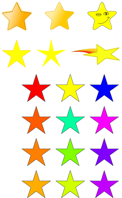 Download Stars Free Clipart Nomer 27